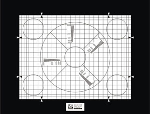 透射式分辨率畸變綜合測(cè)試卡